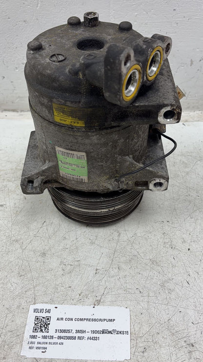 2005 - 2009 Volvo S40  Saloon A/C Compressor 31308257