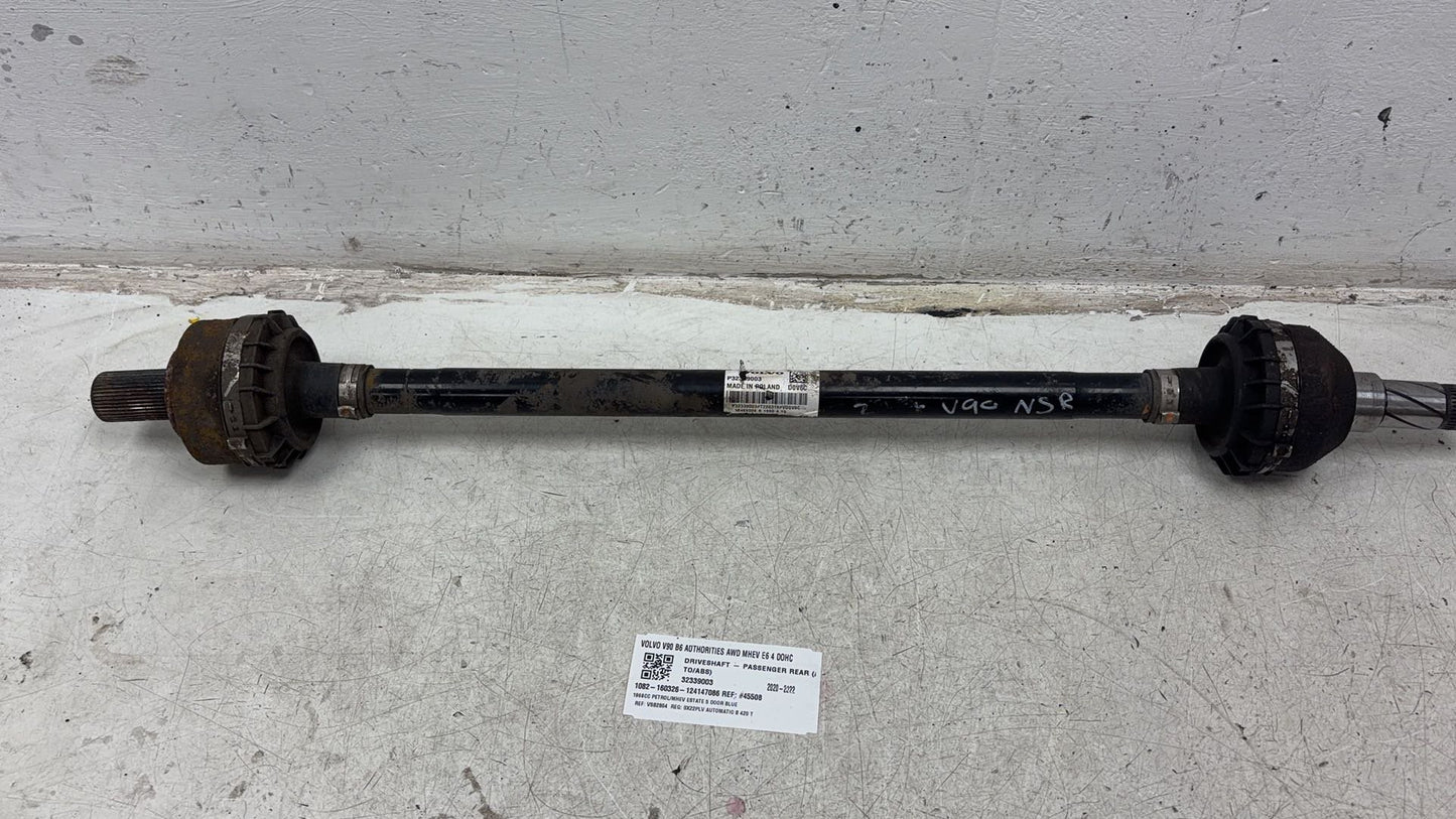 2017 - 2025 Volvo V90 235, 236 Estate Left Rear Drive Axle 32339003
