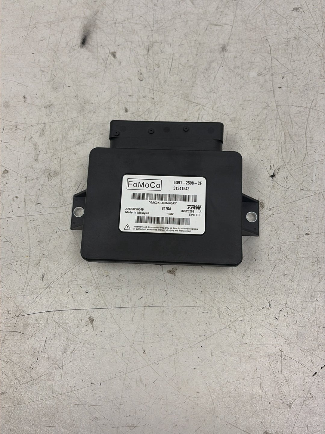 2011 - 2015 Volvo V70  Estate ELECTRONIC PARKING BRAKE MODULE 6G91-2598-CF