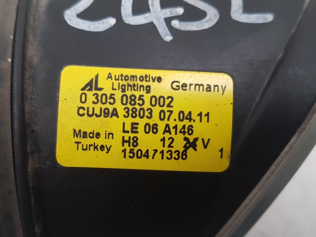 2008 - 2012 Volvo V50   Estate Right Fog Light 0305085002