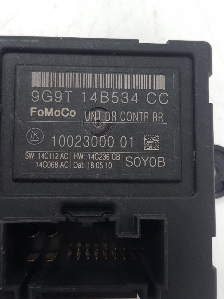 2010 - 2015 Volvo V70  Estate DOOR CONTROL MODULE (DRIVERS SIDE REAR) 9G9T14B534CC