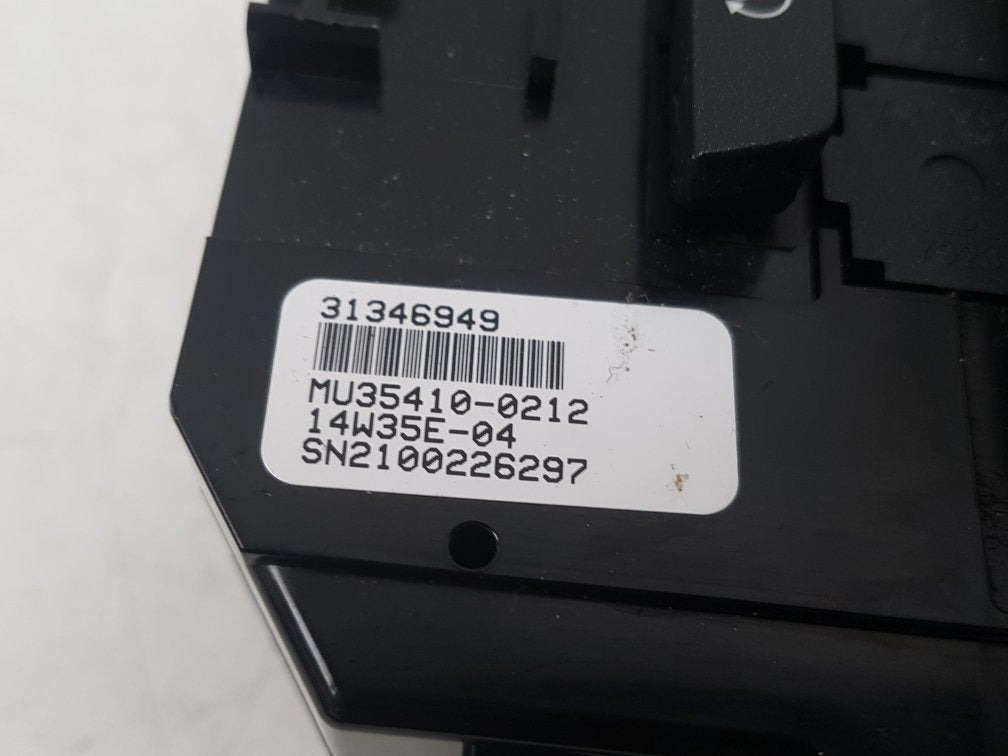 2012 - 2016 Volvo V40  Hatchback HEATER & RADIO CONTROL PANNEL 31346949