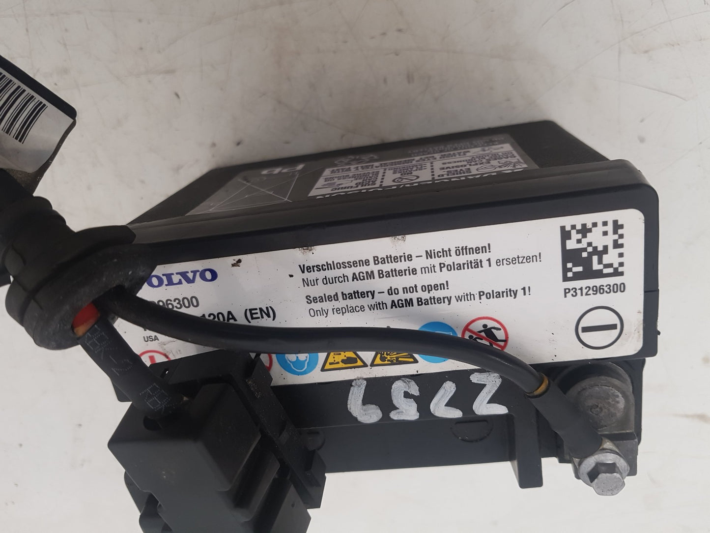2010 - 2012 Volvo S40  Saloon AUXILIARY BATTERY 31296300