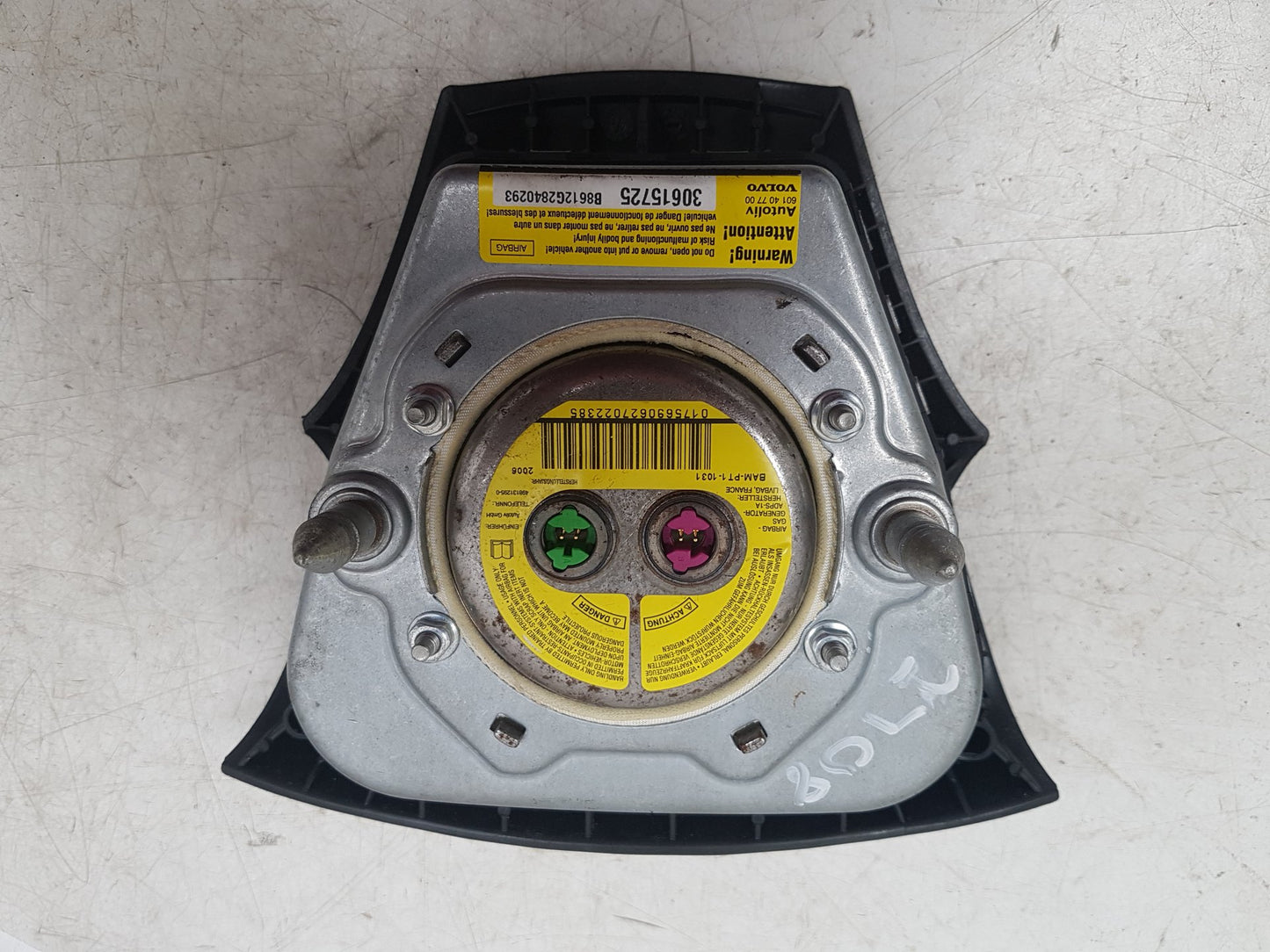 2007 Volvo C70  Convertible Right Airbag 30615725