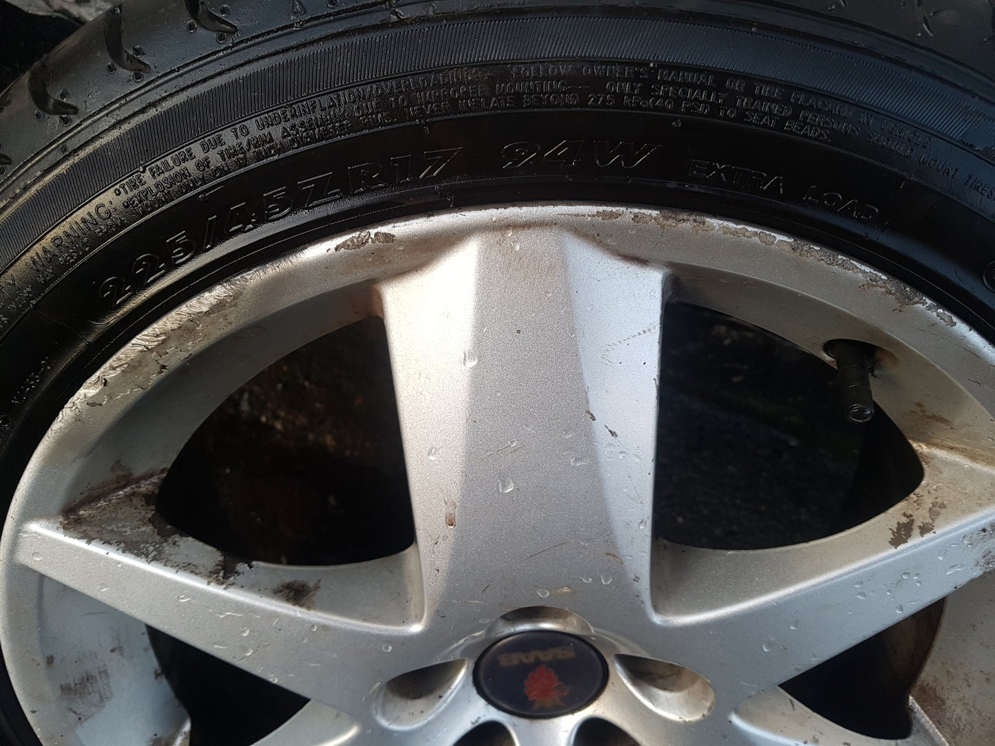 2003 - 2011 Saab 9-3  Convertible Alloy Wheel 12786708