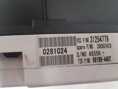 2008 - 2009 Volvo C70  Convertible Instrument Cluster 31254779