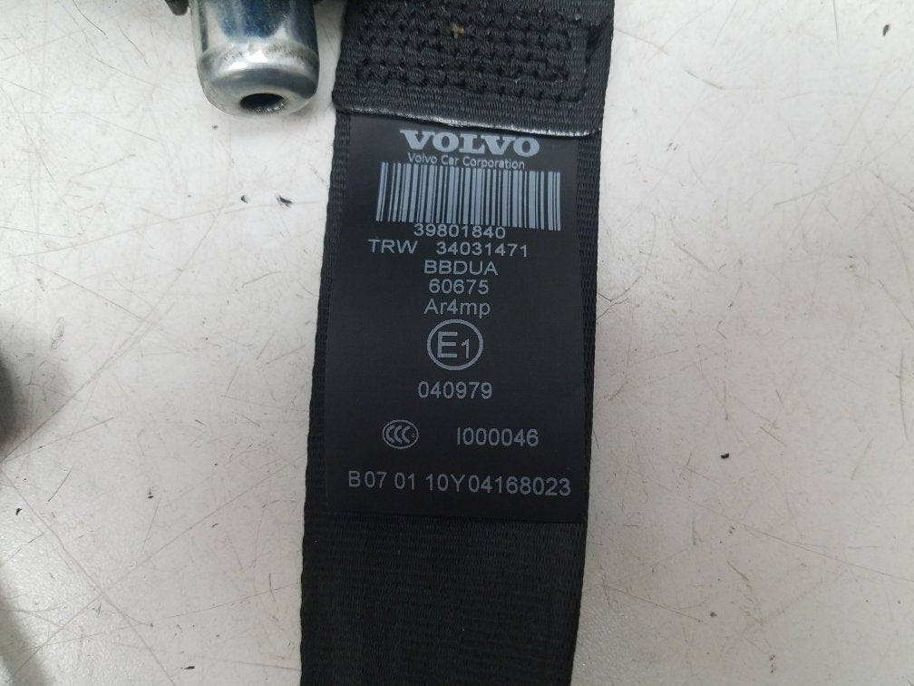 2009 - 2016 Volvo XC60  Estate Left Rear Seat Belt 39801840