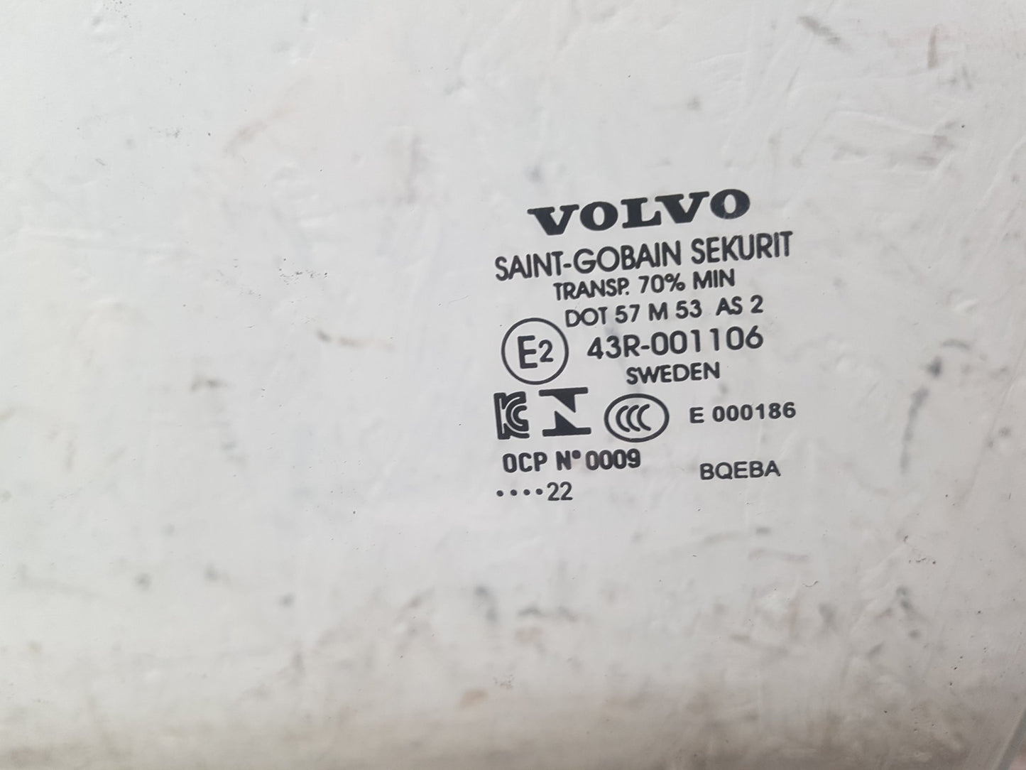2017 - 2025 Volvo V90 235, 236 Estate Left Front Door Window