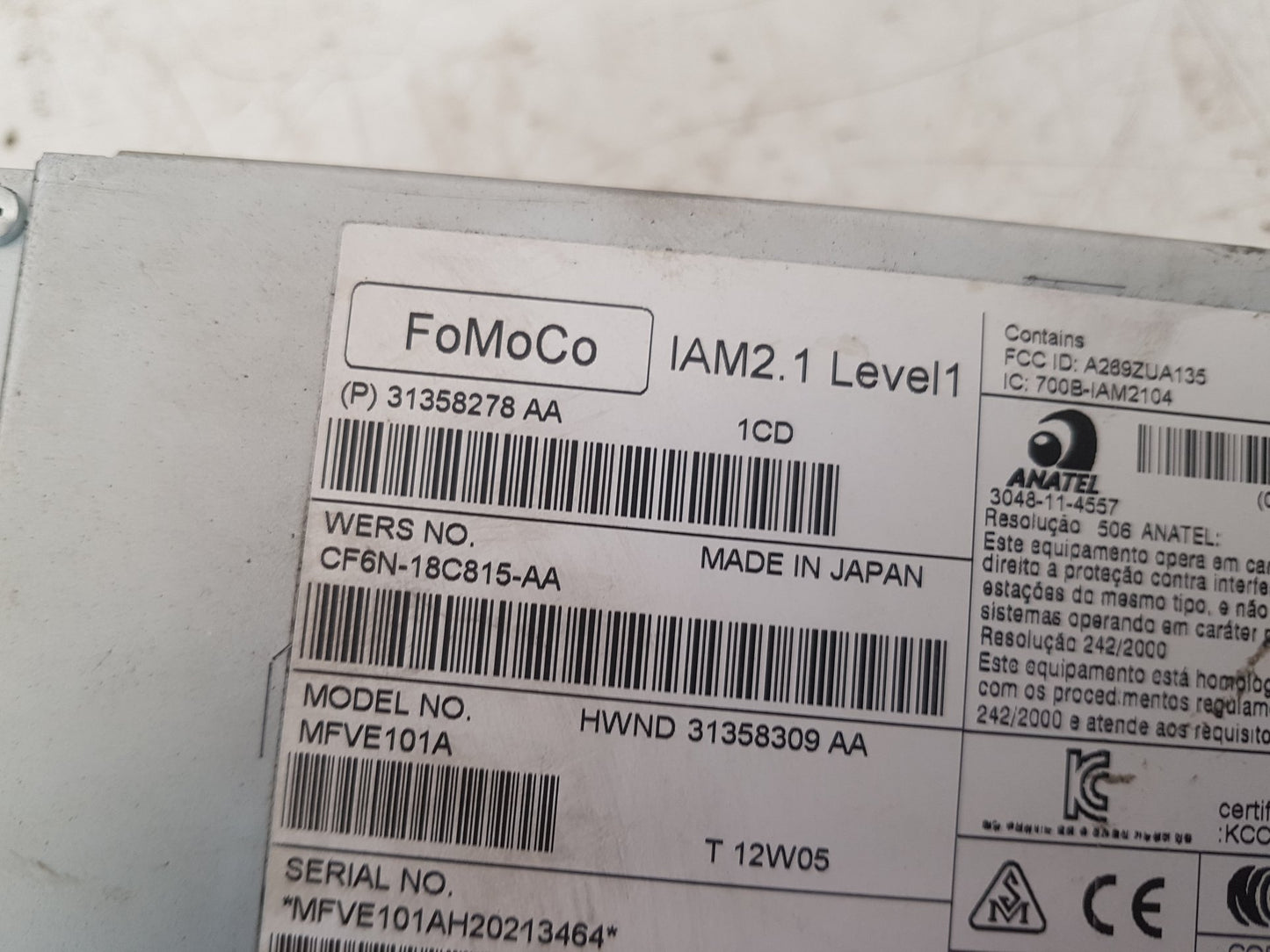 2008 - 2013 Volvo XC60 I 156 Estate CD Player