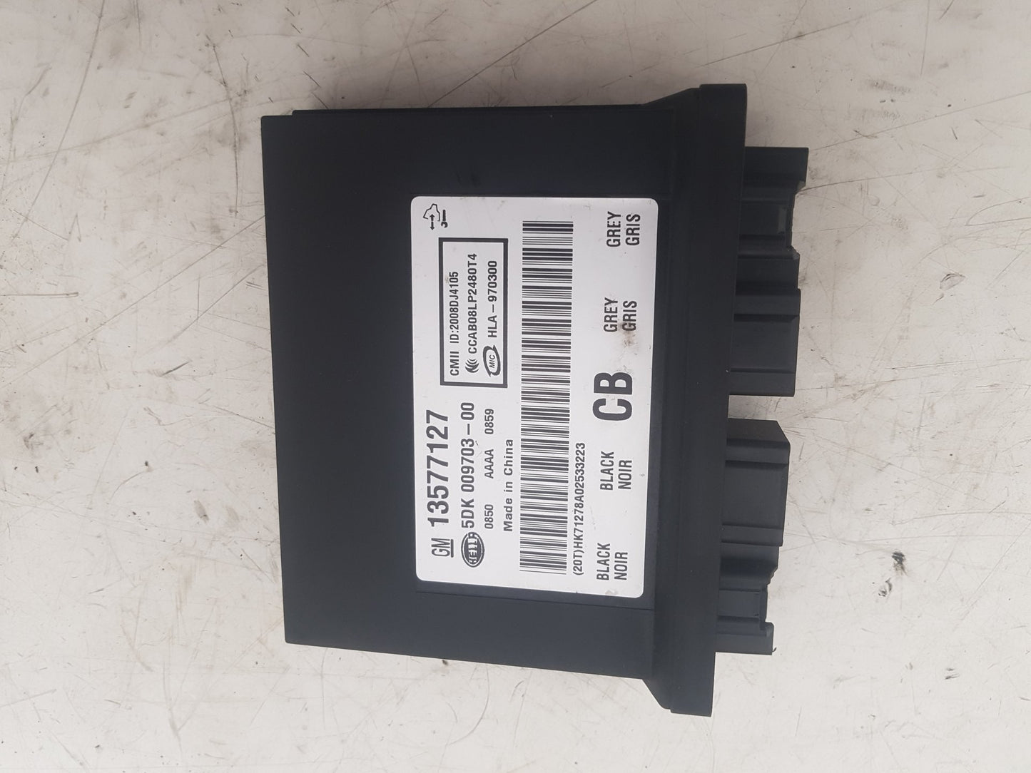 2010 - 2012 Saab 9-5  Saloon CENTRAL LOCKING CONTROL MODULE 13577127