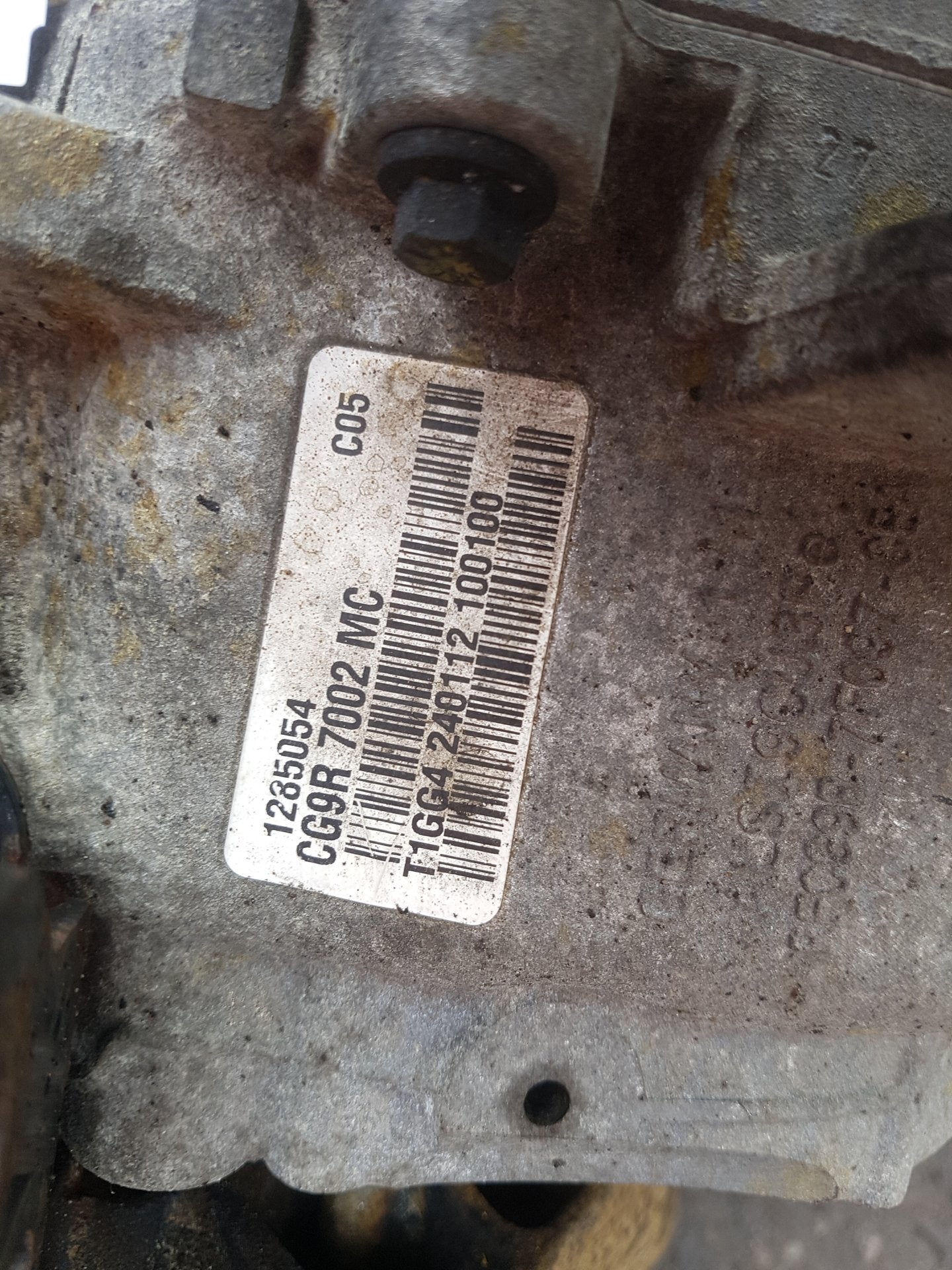 2009 - 2013 Volvo V60  Estate Manual Gearbox CG94 7002 MC