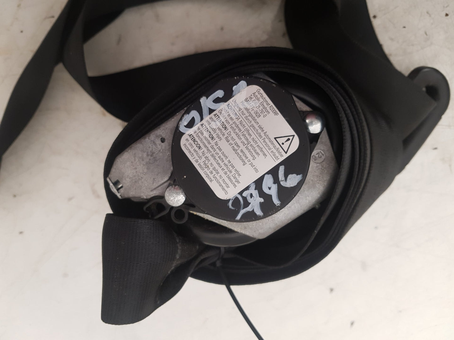 2011 - 2015 Volvo V60 I 157 Estate Right Rear Seat belt 39818859