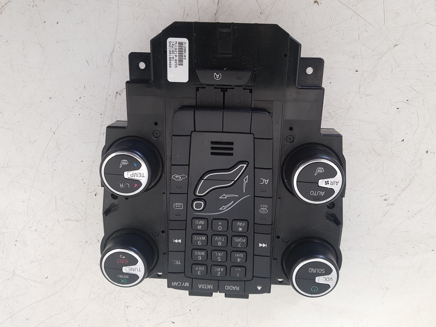 2012 - 2015 Volvo V40  Hatchback HEATER & RADIO CONTROL PANNEL 31288103