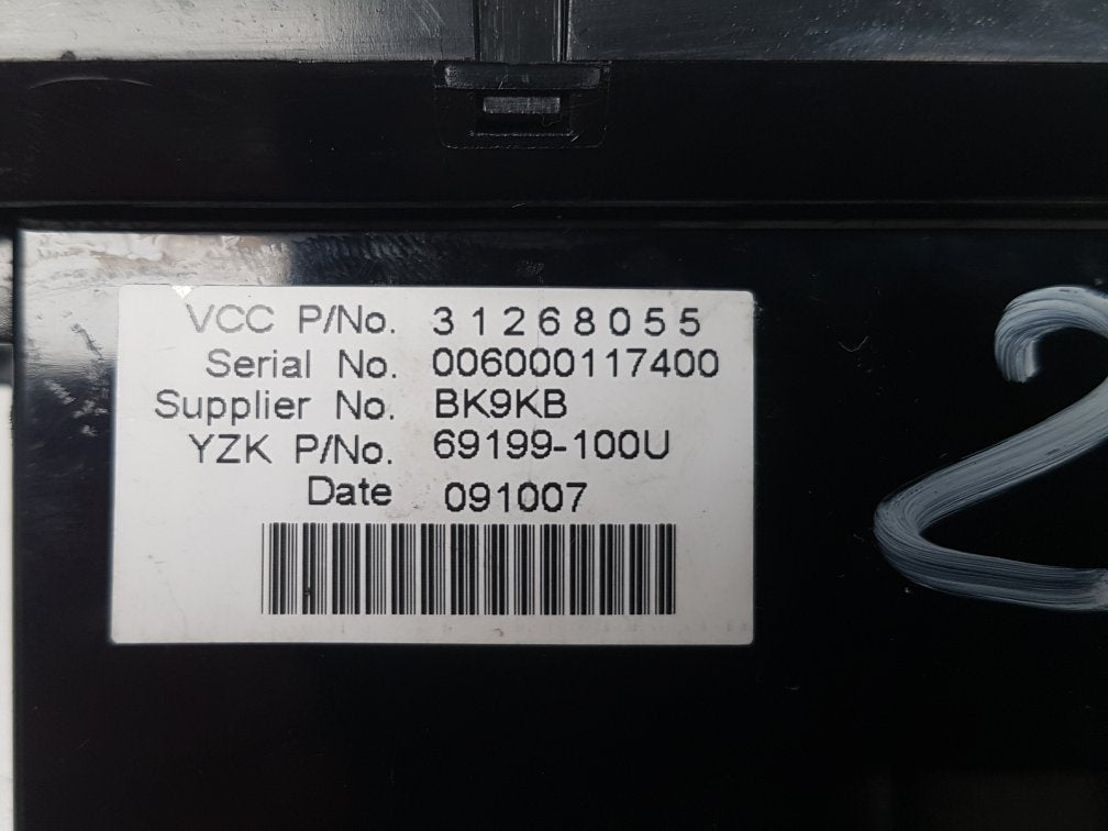 2010 - 2012 Volvo C30  Hatchback Dash Display Unit 31268055