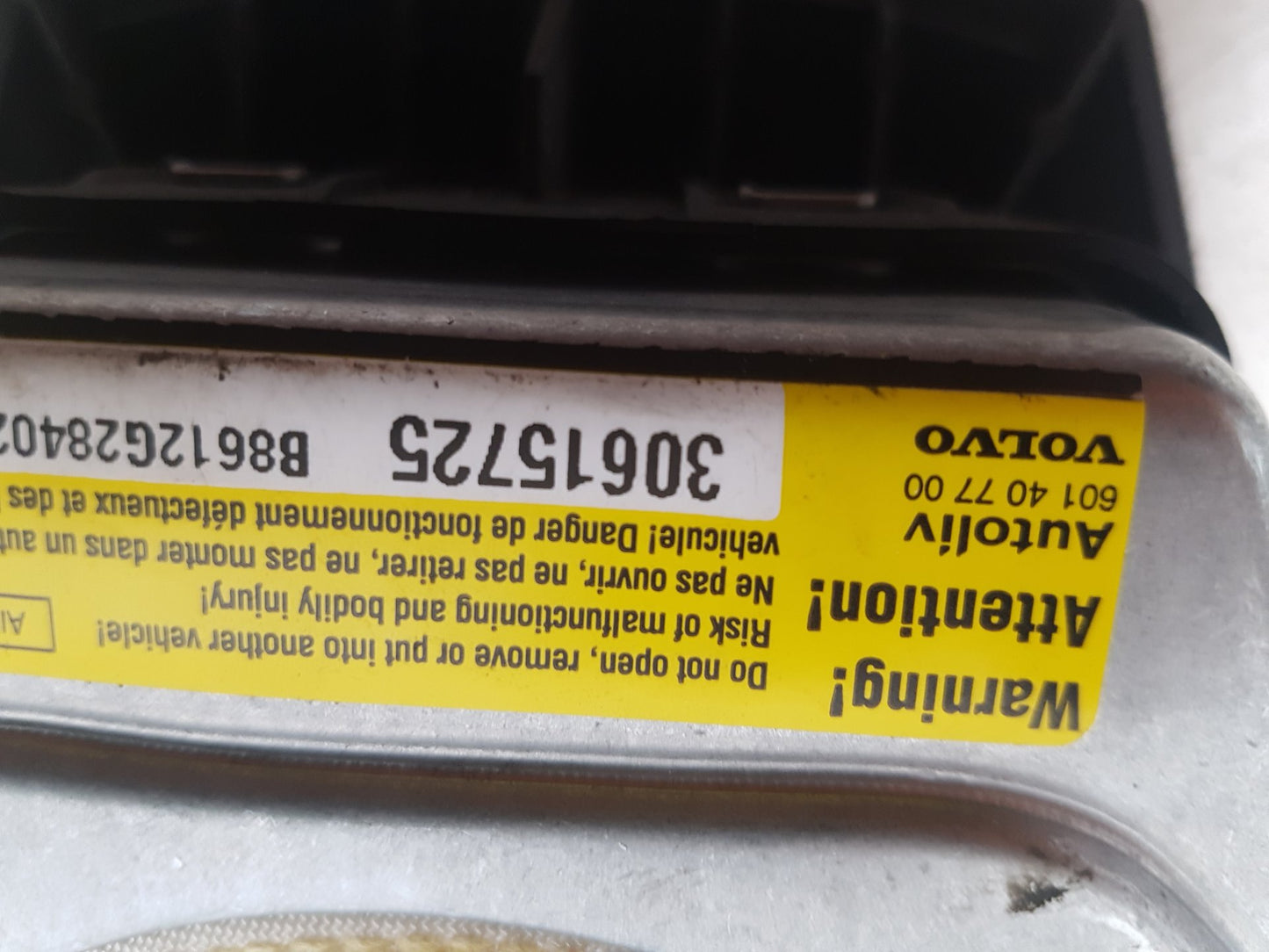 2007 Volvo C70  Convertible Right Airbag 30615725