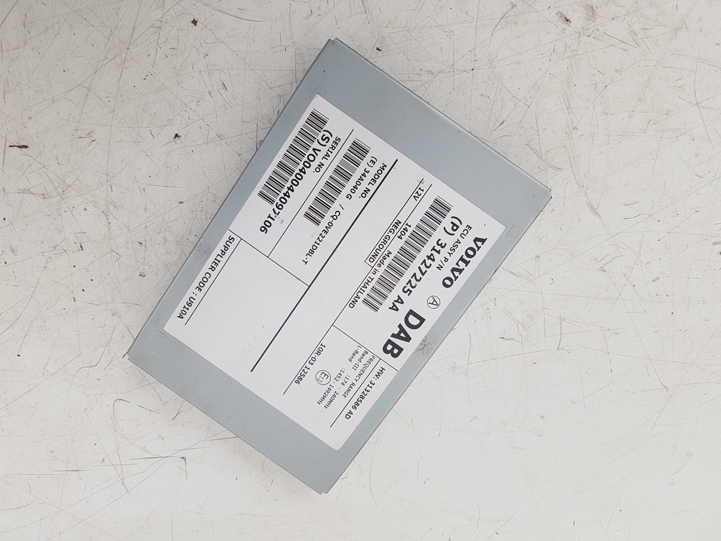 2012 - 2015 Volvo V40  Hatchback DAB RADIO ECU 30644931AA