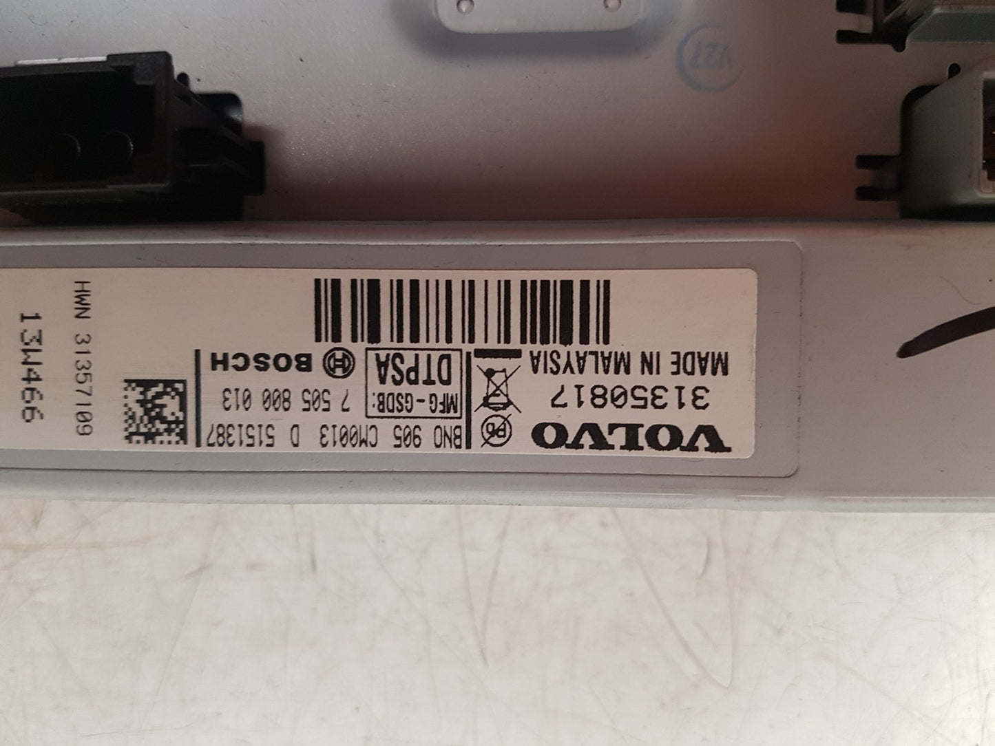 2012 - 2019 Volvo V40  Hatchback Dash Display Unit 31350817