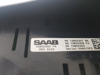 2003 - 2006 Saab 9-3  Convertible Dash Display Unit 12802307