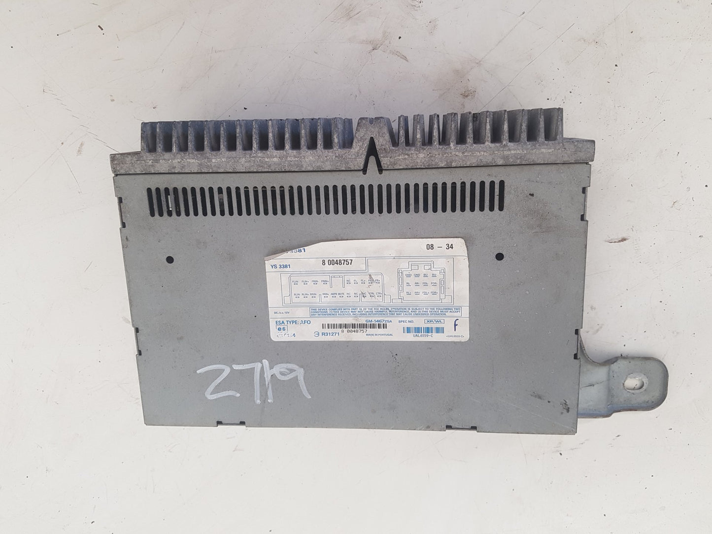 2007 - 2015 Saab 9-3  Estate Radio Amplifier 12773381