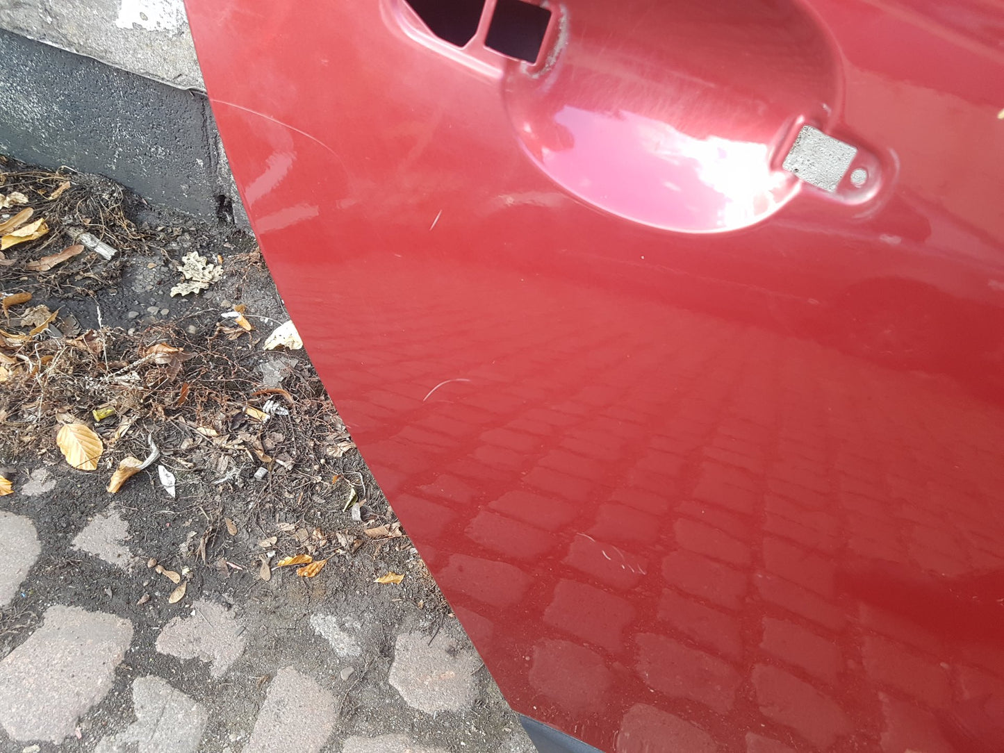 2008 - 2013 Volvo XC60 I 156 Estate Volvo XC60 Rear Right BARE Door Flamenco Red 702 Driver Side 2008-2017 31402418