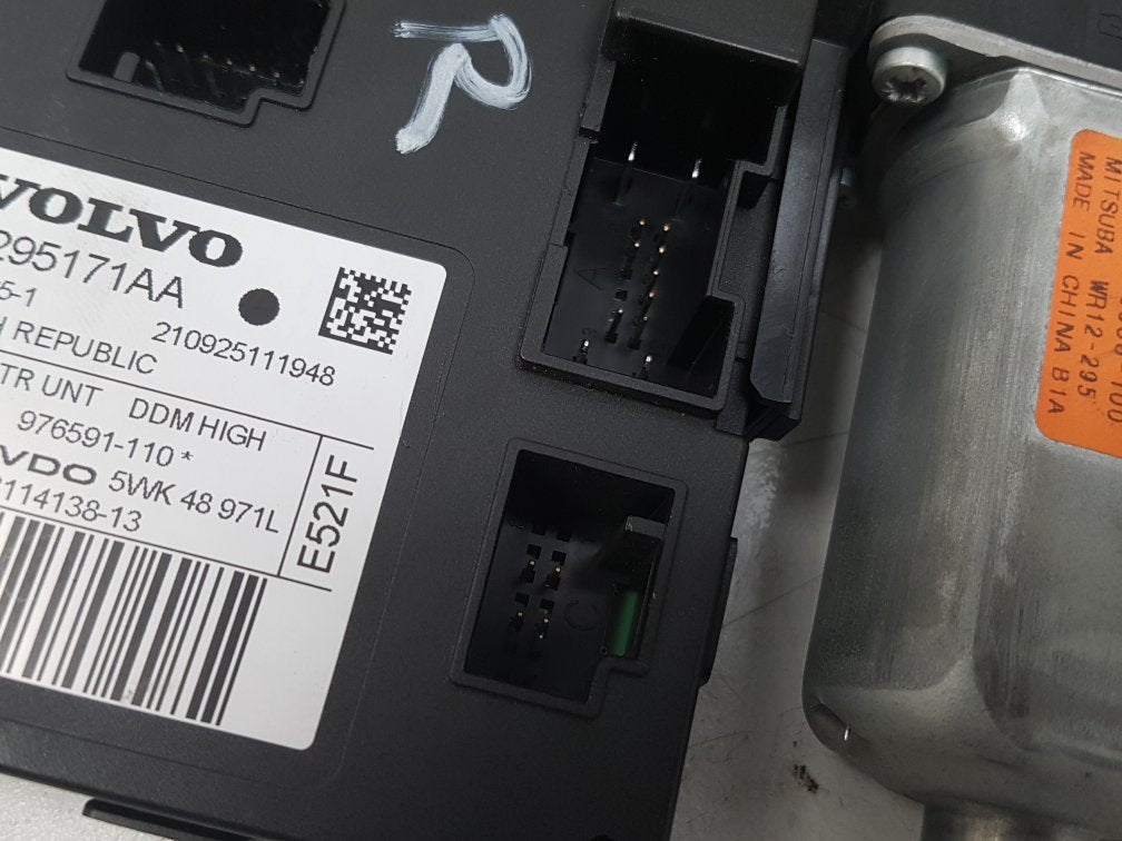 2008 - 2012 Volvo V50   WINDOW REG MOTOR (DRIVERS SIDE FRONT) 31295171