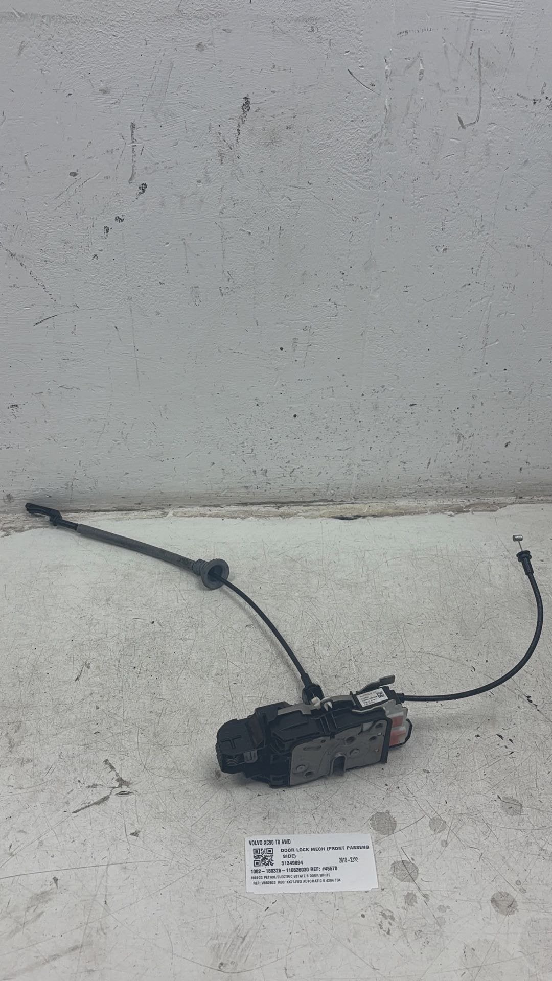 2016 - 2023 Volvo XC90 II 256 Estate Left Front Door Lock Actuator 31349894