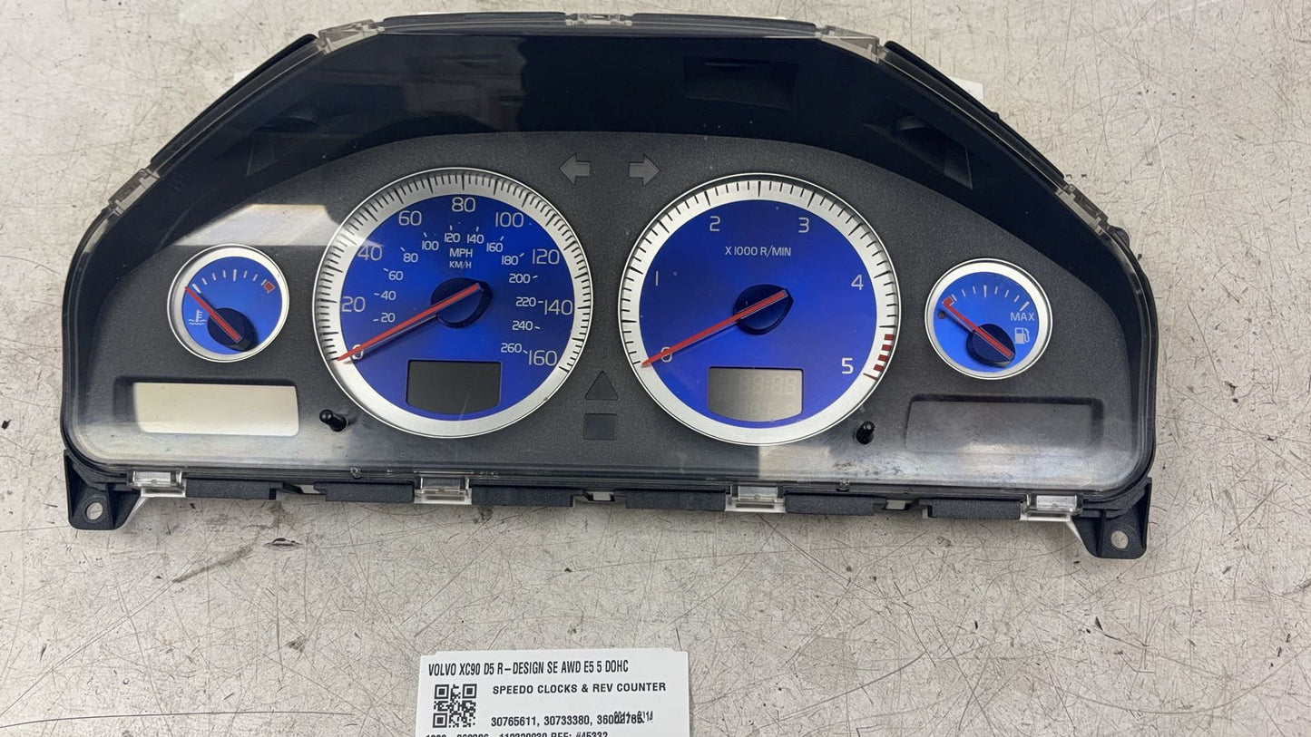 2007 - 2014 Volvo XC90  Estate Instrument Cluster 30765611
