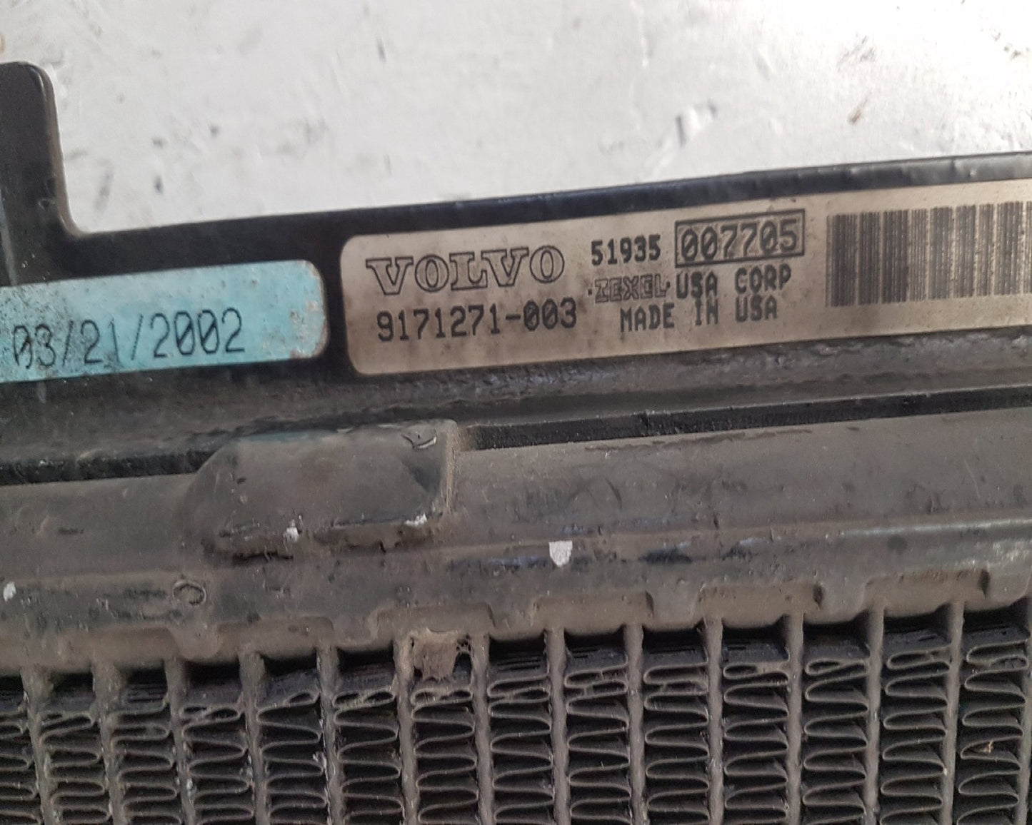 1999 - 2005 Volvo C70  Convertible A/C Condenser 9171271-003