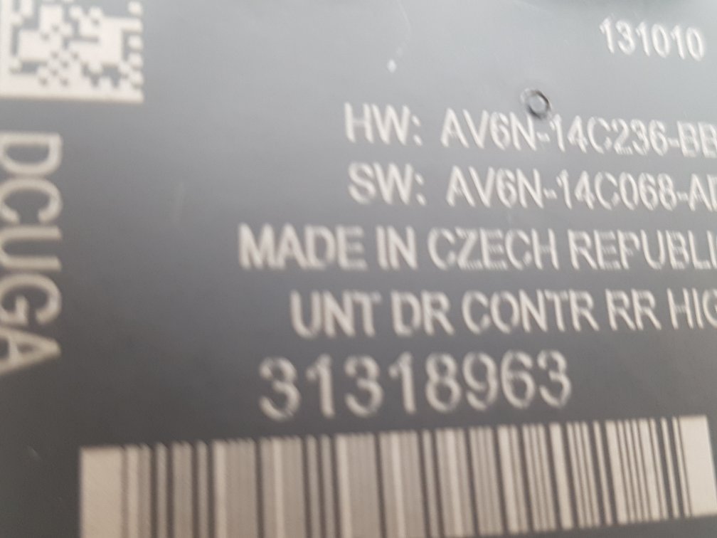 2010 - 2014 Volvo V60  Estate Door Control Module 31318963