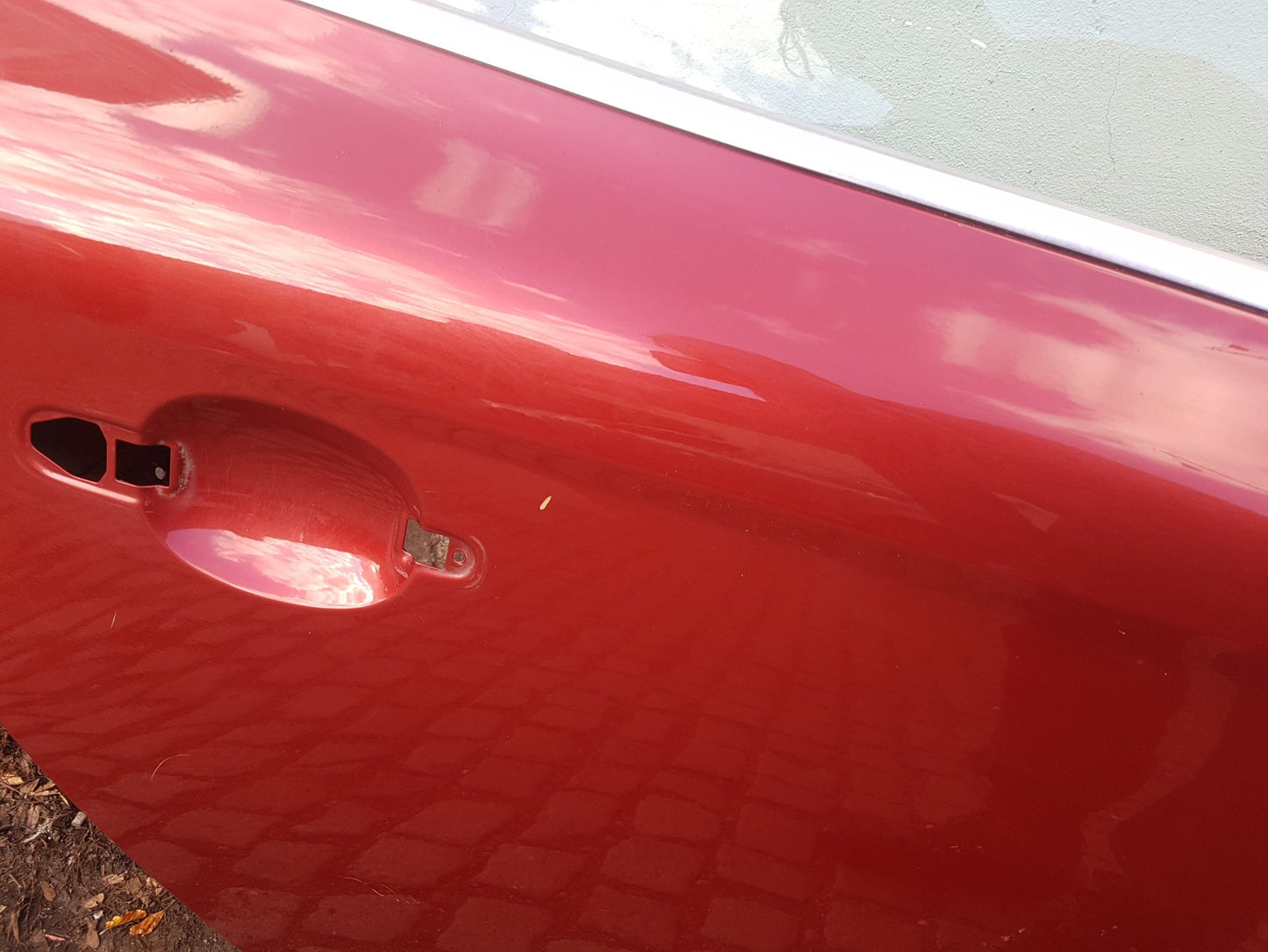 2008 - 2013 Volvo XC60 I 156 Estate Volvo XC60 Rear Right BARE Door Flamenco Red 702 Driver Side 2008-2017 31402418