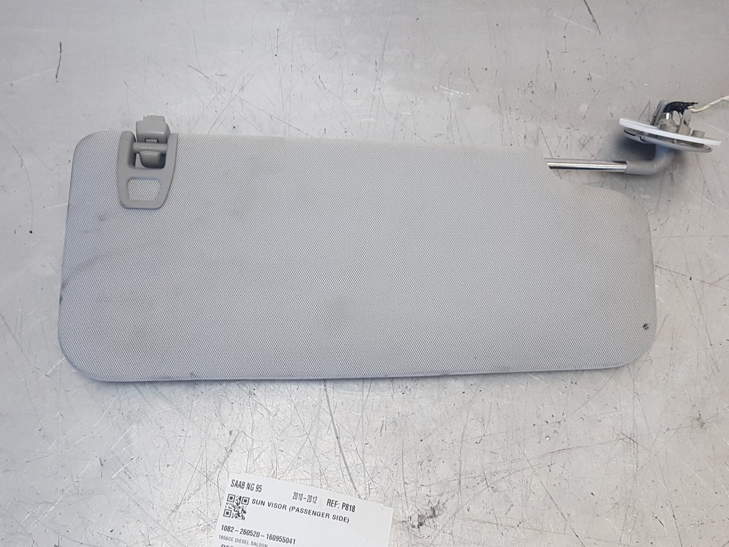 2010 - 2012 Saab 95  Saloon Left Sun Visor