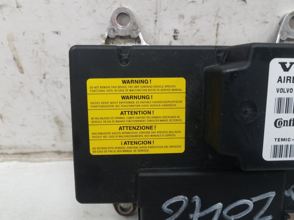 2007 Volvo C70  Convertible Airbag Module 30795181