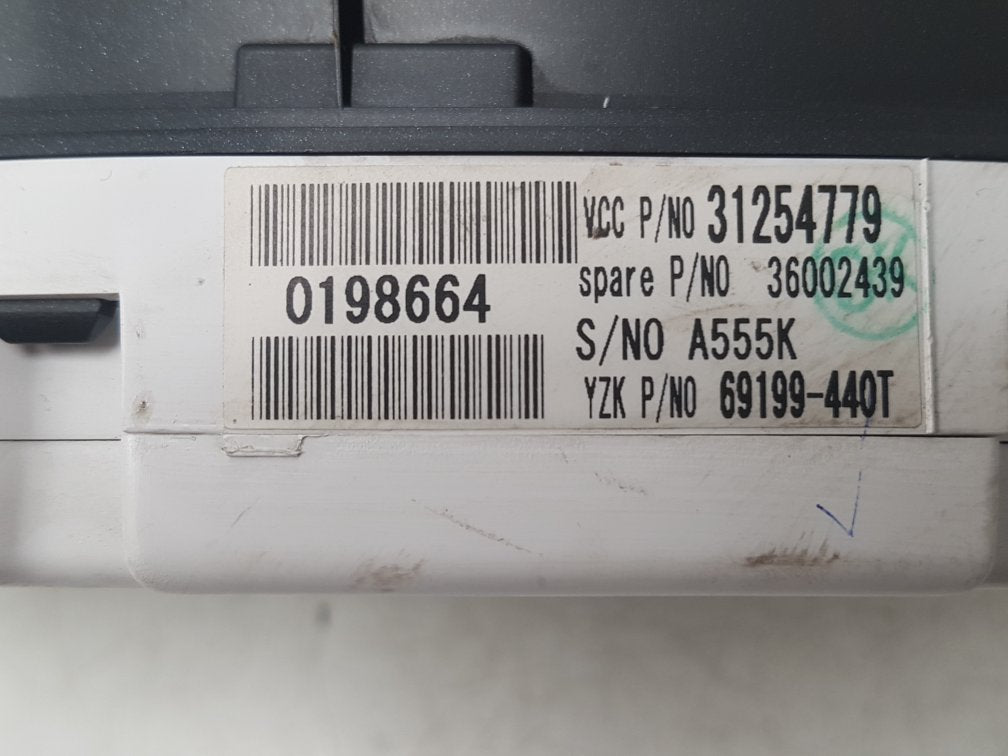 2006 - 2009 Volvo C70  Convertible Instrument Cluster 31254779