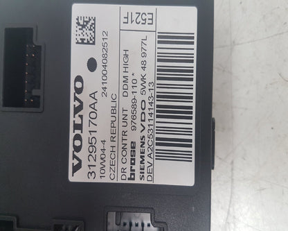 2010 - 2012 Volvo C30  Hatchback WINDOW REG MOTOR (DRIVERS SIDE FRONT) 31295170AA
