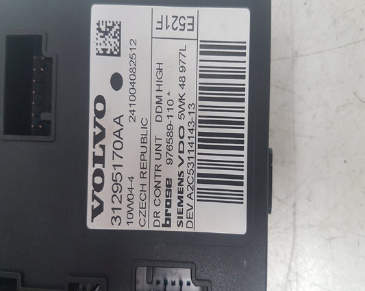 2010 - 2012 Volvo C30  Hatchback WINDOW REG MOTOR (DRIVERS SIDE FRONT) 31295170AA