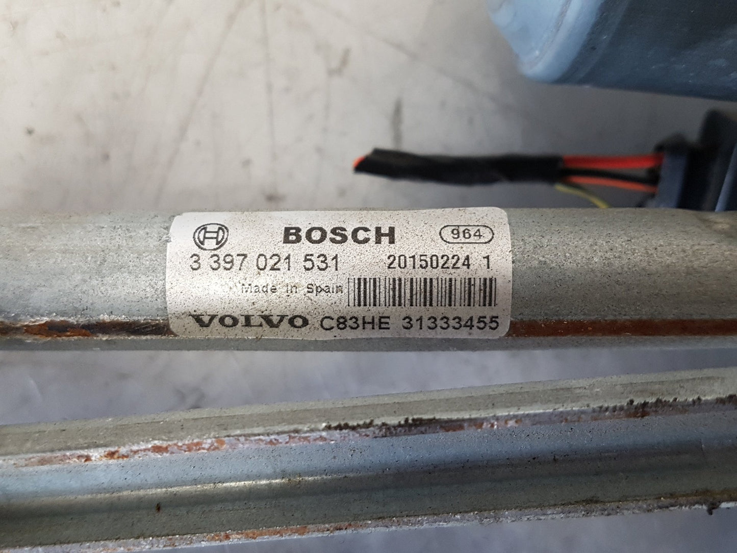 2013 - 2015 Volvo XC60  Estate WIPER MOTOR (FRONT) & LINKAGE 31333455