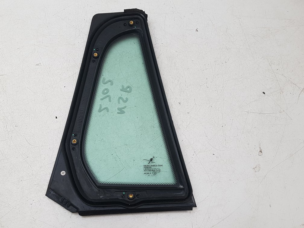 2004 - 2010 Volvo S40  Saloon Left Rear Quarter Door Glass
 AS2