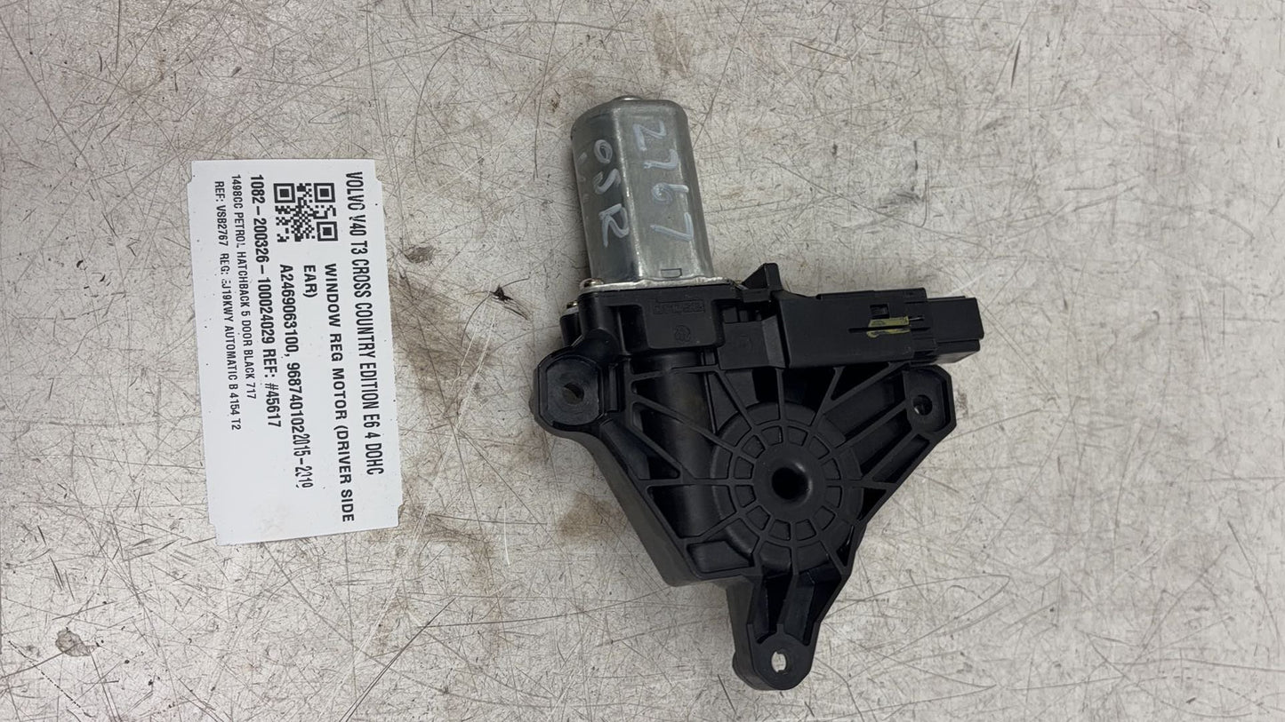 2015 - 2019 Volvo V40 Cross Country  Hatchback WINDOW REG MOTOR (DRIVER SIDE REAR) A2469063100