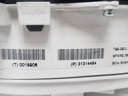 2012 - 2016 Volvo V40  Hatchback Instrument Cluster 31314484
