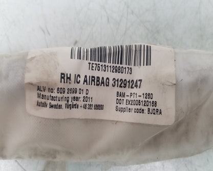 2007 - 2014 Volvo V70   Right Roof Airbag 31291247
