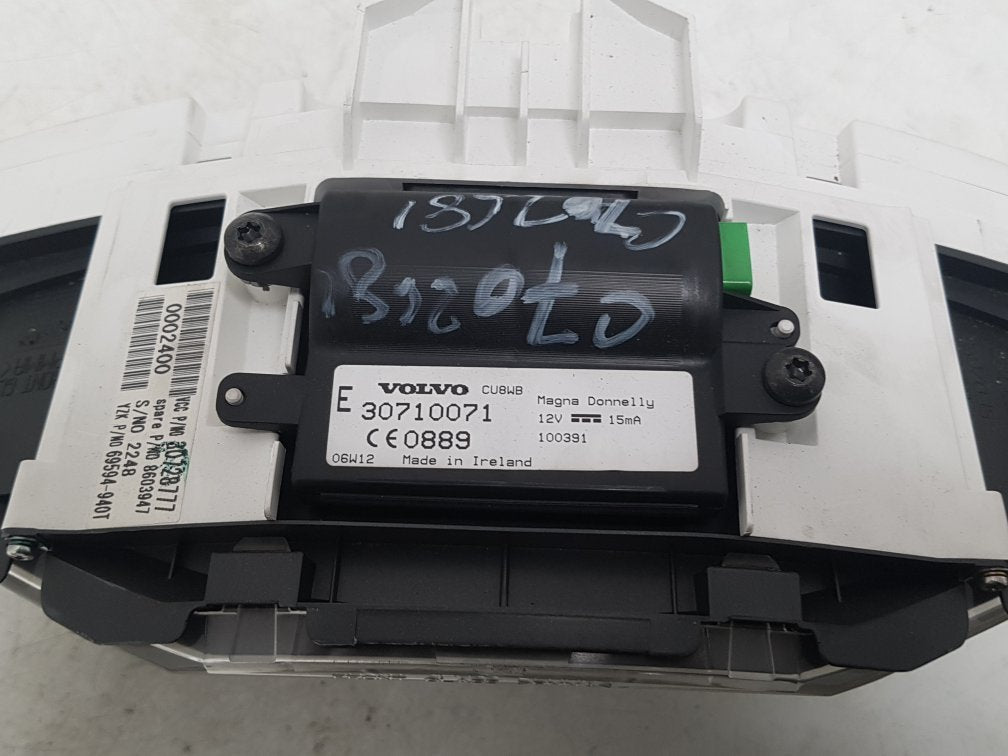 2007 - 2012 Volvo C70 II 542 Convertible Instrument Cluster 31254774