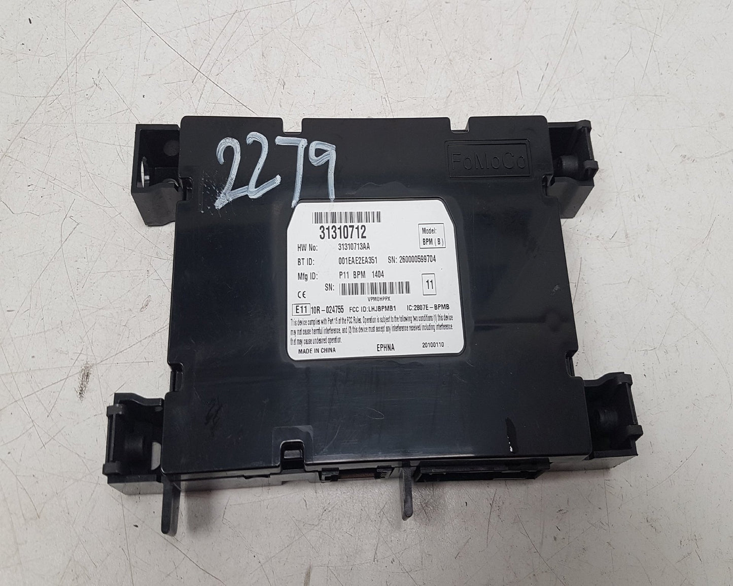 2009 - 2013 Volvo XC60  Estate BLUETOOTH ECU CONTROL UNIT MODULE 31310712