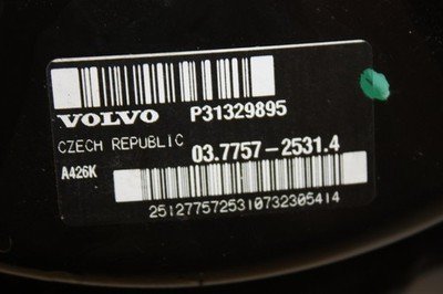 2010 - 2018 Volvo V60   Brake Booster 31329895