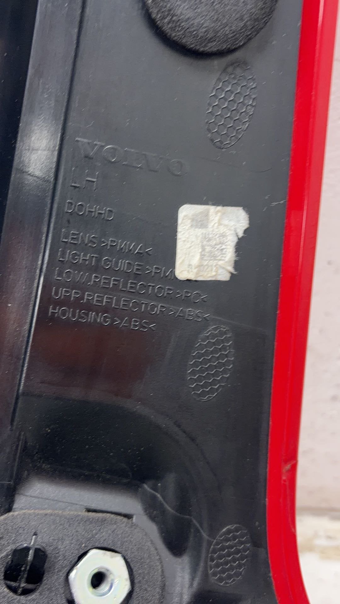 2012 - 2015 Volvo V40  Hatchback Left Taillight 31395844