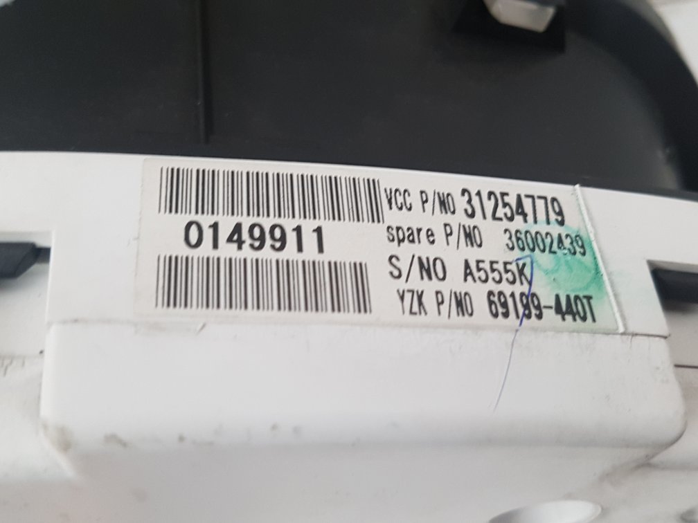 2006 - 2012 Volvo C70  Convertible Instrument Cluster 31254779