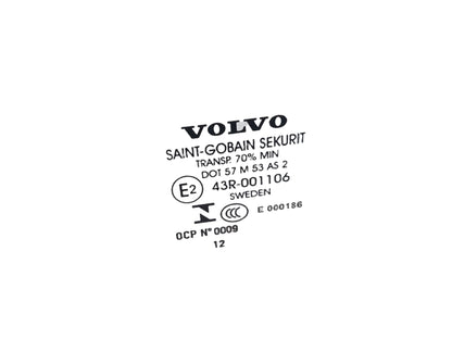 2010 - 2013 Volvo S60 II 134 Saloon Left Front Door Window