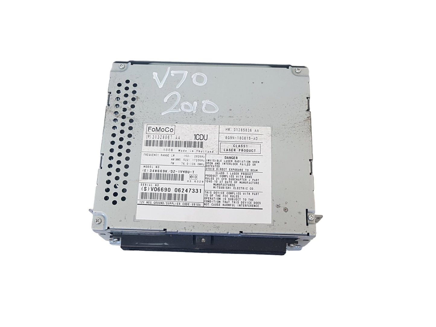 Volvo V70 CD Player 2008-2015 31328067 12M Warranty