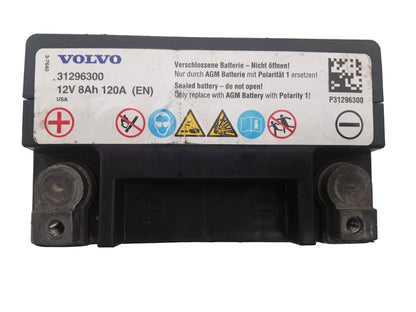 2010-2013 Volvo S60 D2 DRIVe Auxiliary Battery 31296300