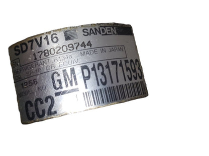 2005 - 2011 Saab 9-3 YS3F Saloon A/C Compressor 13171593
