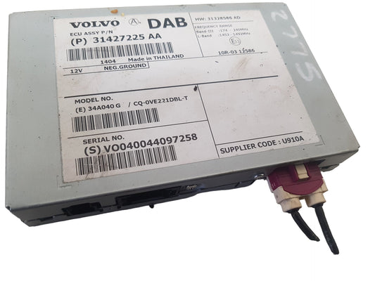 VOLVO V40 DAB RADIO ECU CONTROLLER MODULE 2012-15 30644931 12-MONTH WARRANTY